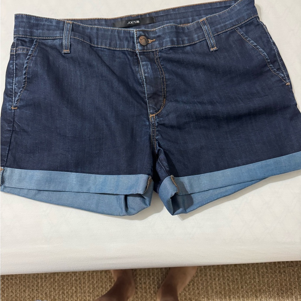 Joe's Jeans Dark Blue Denim Women's Shorts
